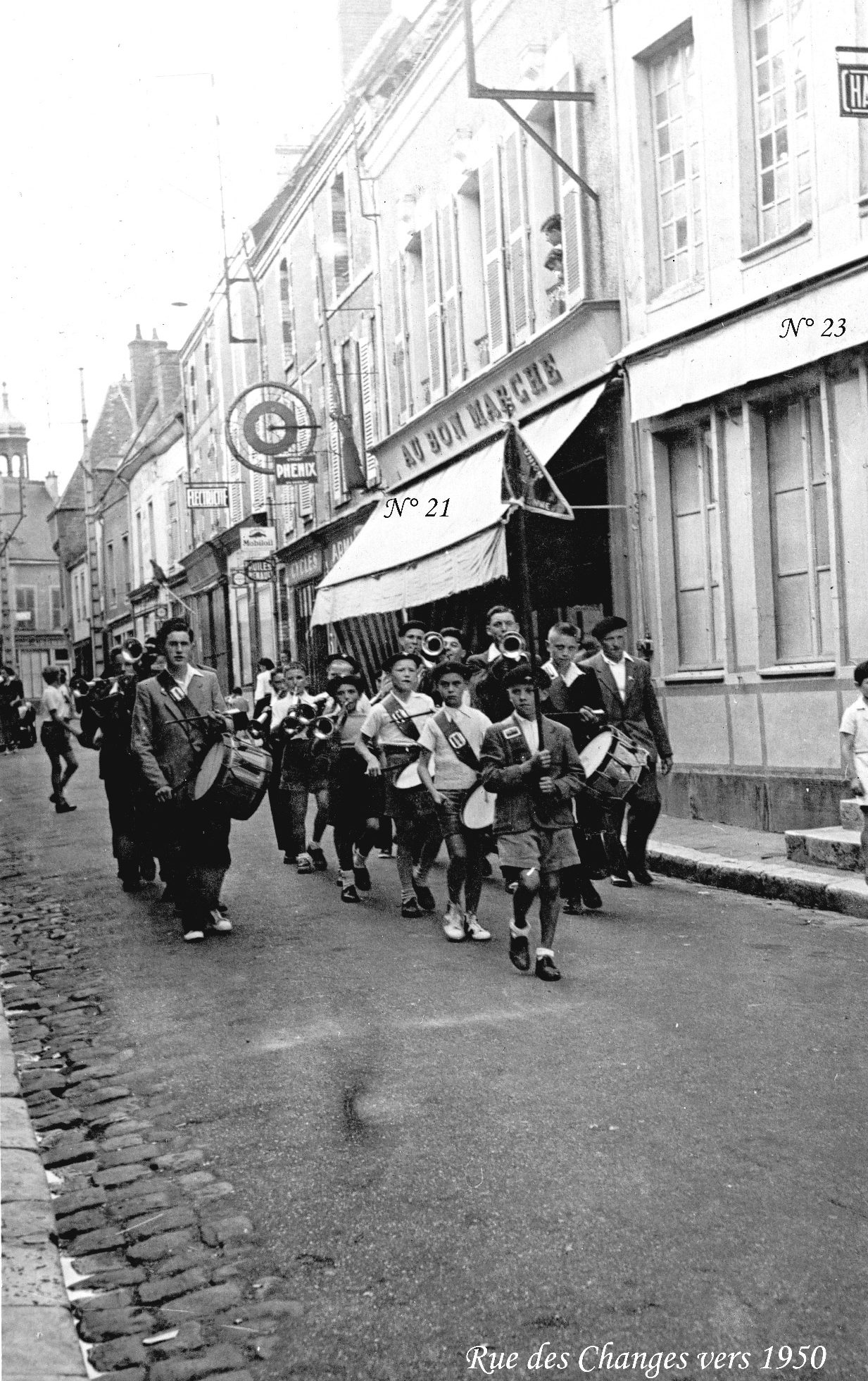 Rue des changes - 28160 BROU vers 1950