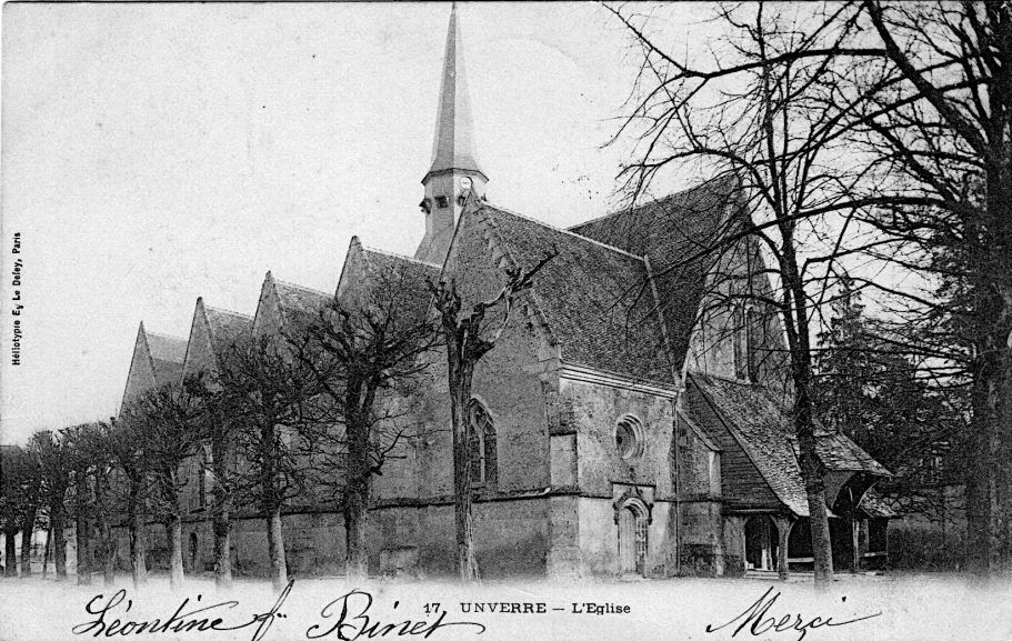 Unverre : l'église. Unverre : l'église.