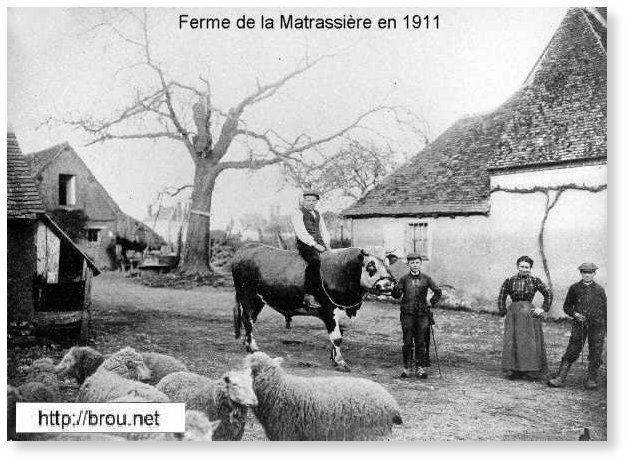 Ferme de ma Matrassière en 1911