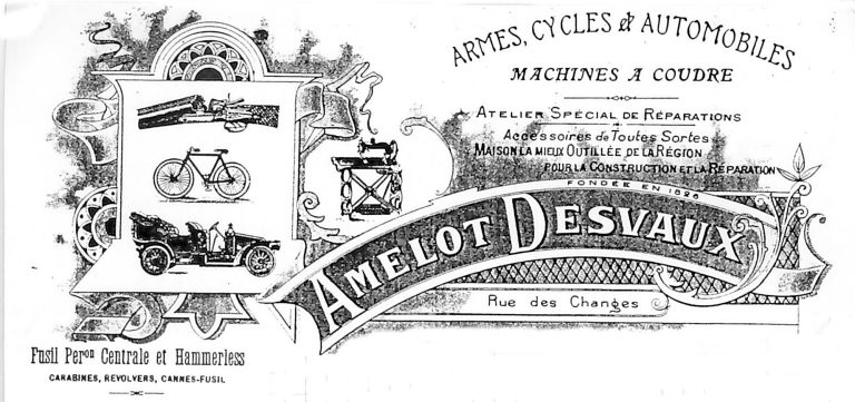 Publicité magasin AMELOT-DESVAUX