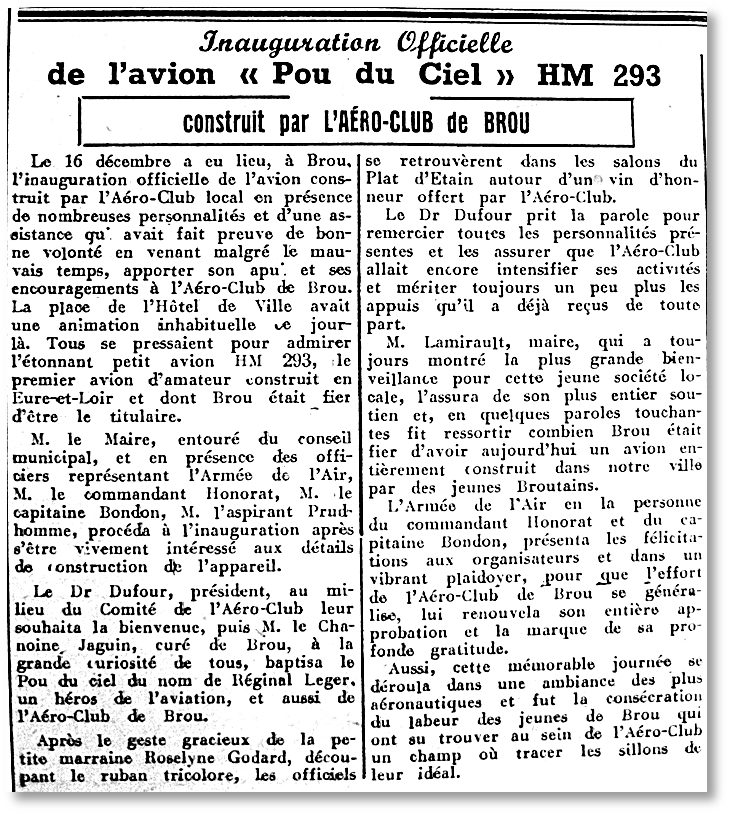 Écho de Brou du 18 décembre 1951